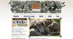 Desktop Screenshot of coonrockfarm.com
